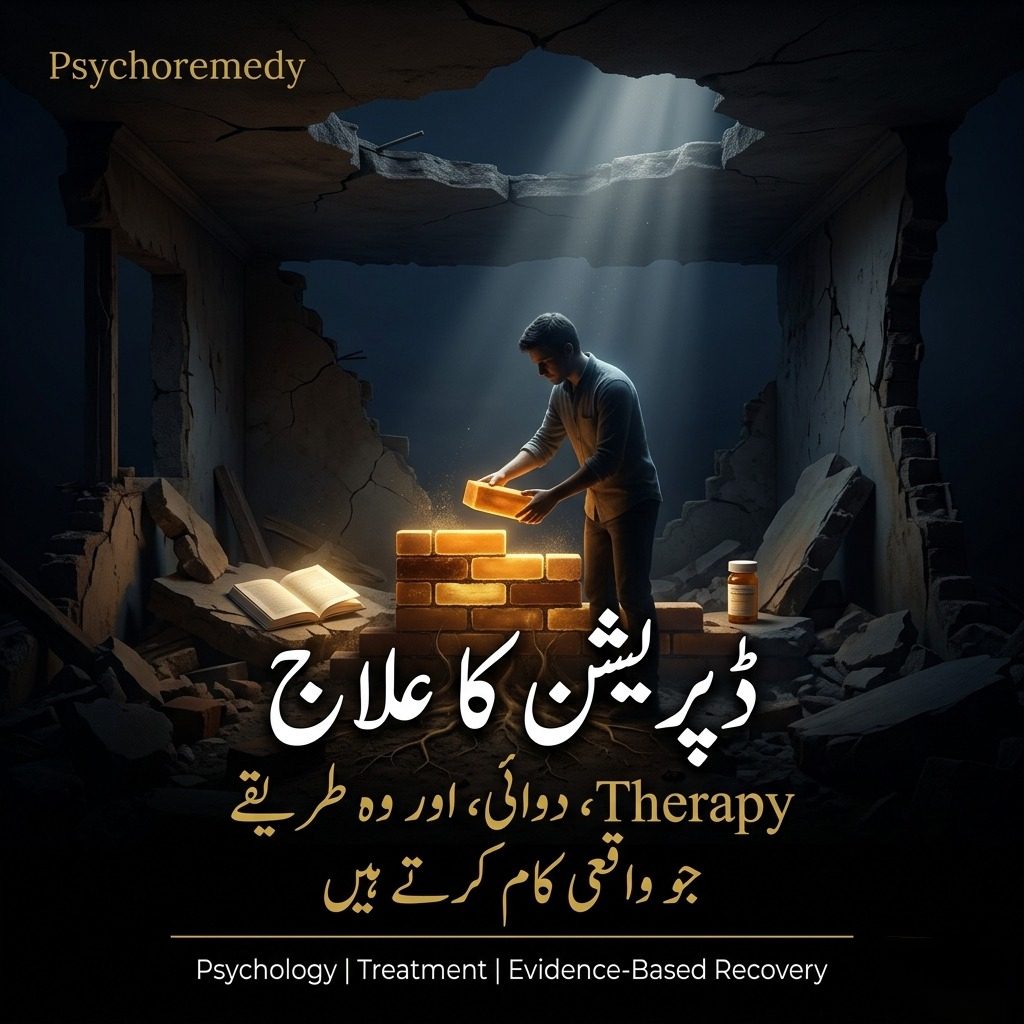 ڈپریشن کا علاج — CBT therapy اور دوائی اردو گائیڈ